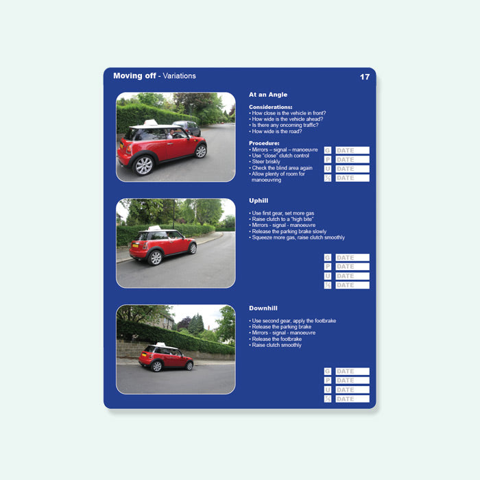 Learn Driving in 3D moving off page